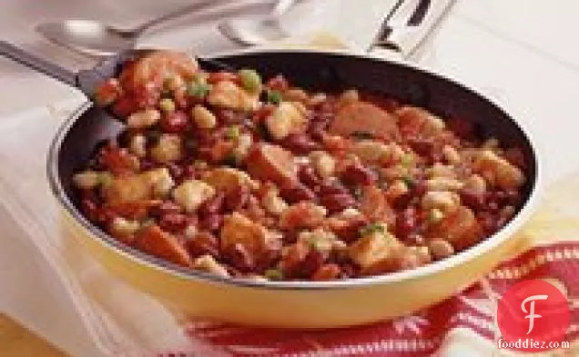 Sausage and Bean Skillet Stew