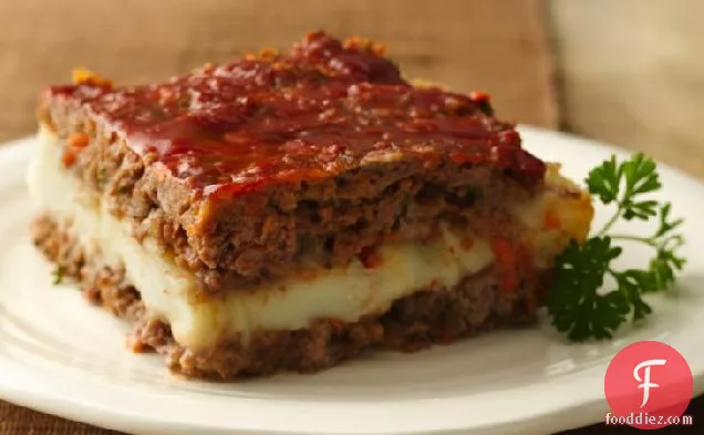 Gluten-Free Mashed Potato Stuffed Meatloaf Squares
