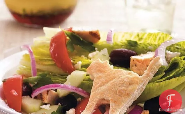 Scaredy-Cat Greek Chicken Salad
