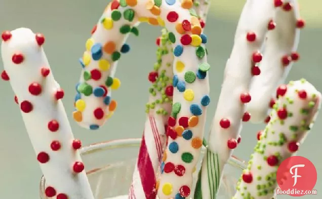 Candy Cane Wands