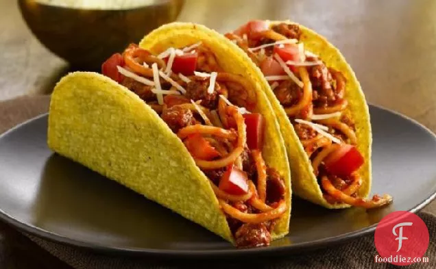 Fiesta Spaghetti Tacos