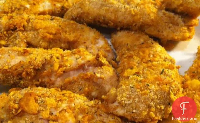 Superbowl Series - Oven Fried Chicken Fingers With Honey Mustar