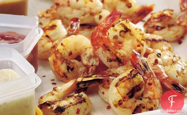 Spicy Grilled Shrimp Platter