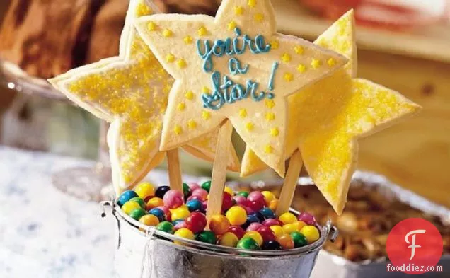 Star Cookie Pops
