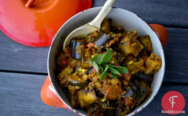 Eggplant Curry w/ Tamarind & Mint