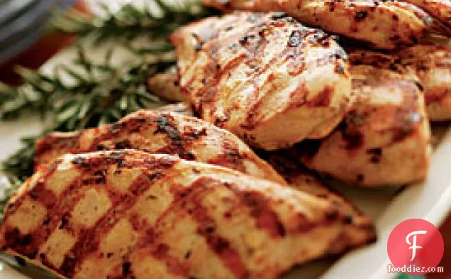 Moist Mustard-rosemary Chicken For A Crowd