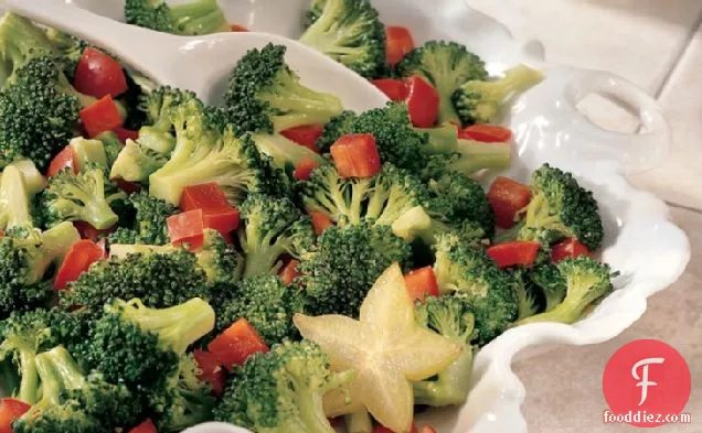 Broccoli and Red Pepper Toss