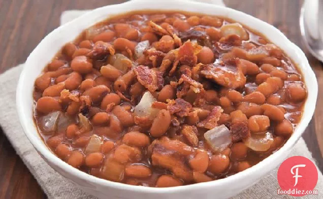 Slow-Cooker Bacon Brown Sugar Baked Beans