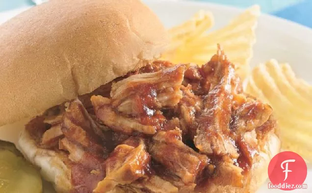 Slow-Cooker Pulled Pork with Root Beer Sauce