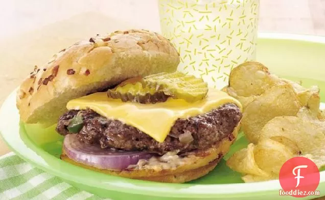 Hearty Hoedown Grilled Burgers