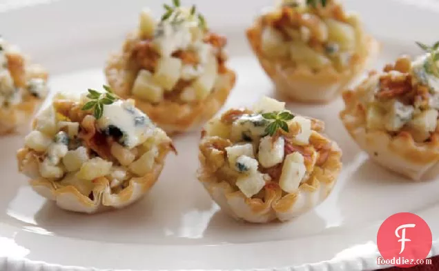 Blue Cheese-Apple Tartlets