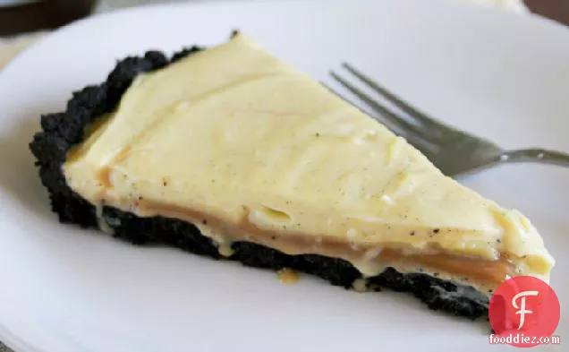 Salted Caramel-Vanilla Bean Custard Tart