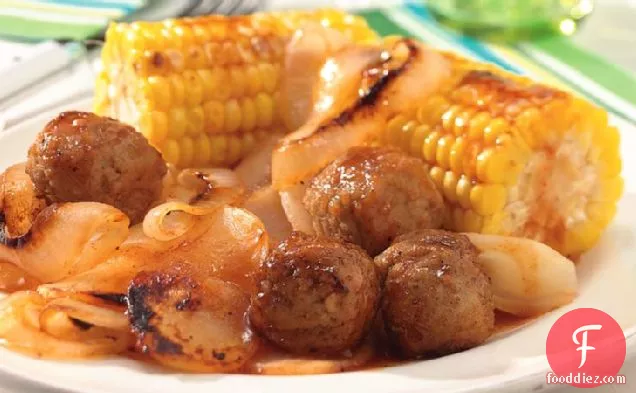 ग्रिल्ड हनी-बारबेक्यू मीटबॉल फ़ॉइल पैक