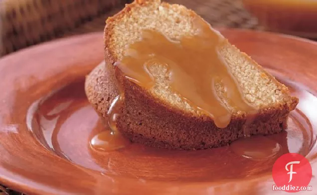 Brown Sugar Cake with Buttery Brown Sugar Sauce