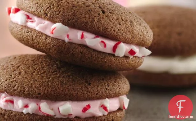 Pink Peppermint Whoopie Pies