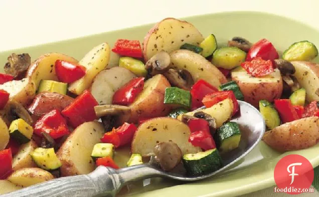 Oven-Roasted Potatoes and Vegetables