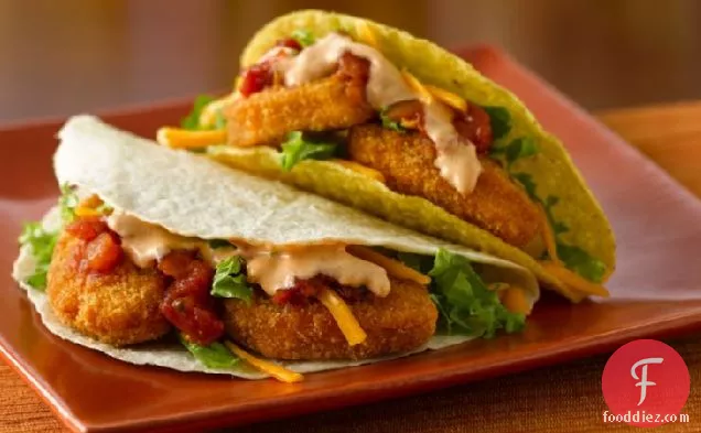 Chicken Nugget Tacos