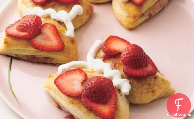 Strawberry-Orange Butterfly Biscuits