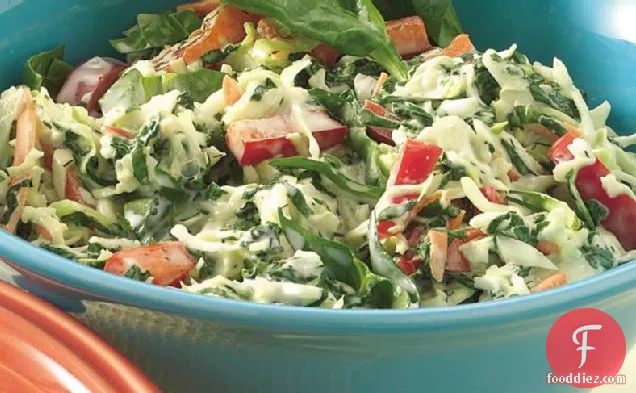 Spinach and Cabbage Slaw