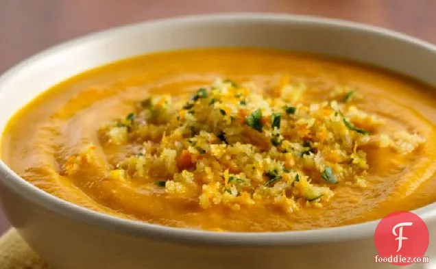 मलाईदार मसालेदार गाजर का सूप