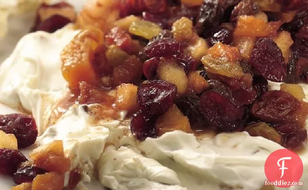 Nutty Cheese Spread with Fruit Chutney