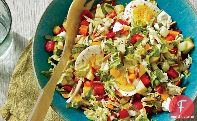 Summer Chopped Salad with Quick-Pickled Vegetables