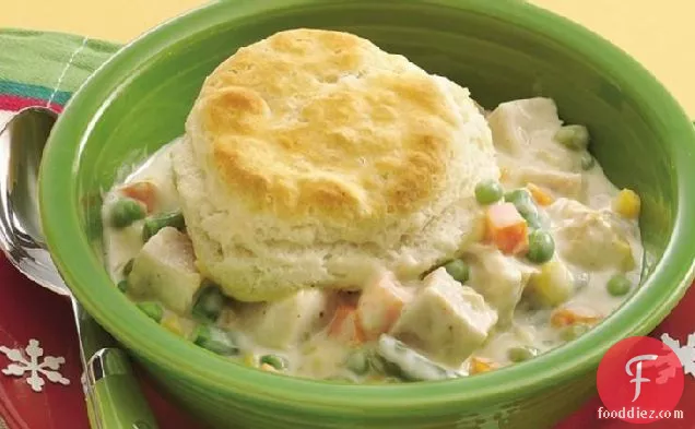 Home-Style Turkey and Biscuit Casserole
