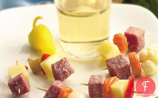 Tiny Meat and Cheese Bites