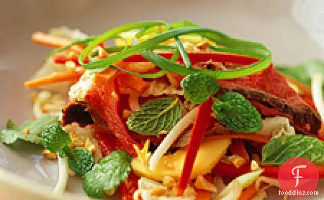 Asian Steak Salad With Spicy Vinaigrette