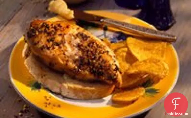 Two-Pepper Chicken with Honey Butter