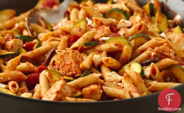 Skinny Mediterranean-Style Chicken and Pasta