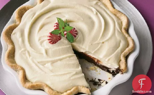 Peppermint Truffle Pie