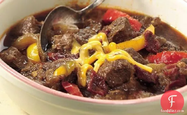 Slow-Cooker Texas Chuck Wagon Chili