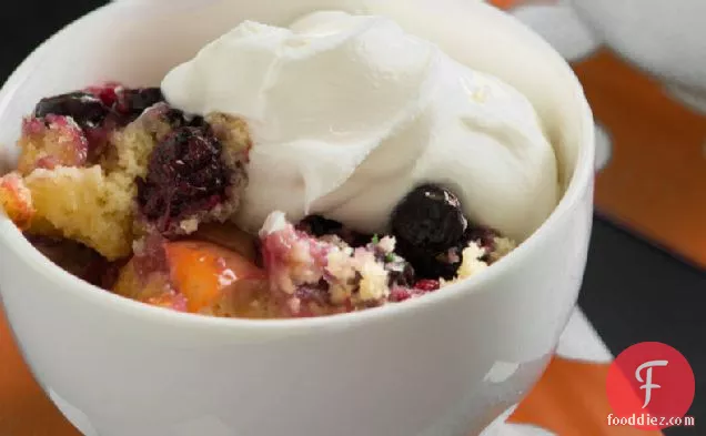 Buttermilk, Apple and Berry Cobbler