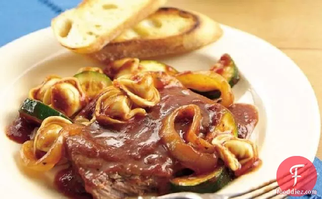 Slow-Cooker Italian Smothered Steak