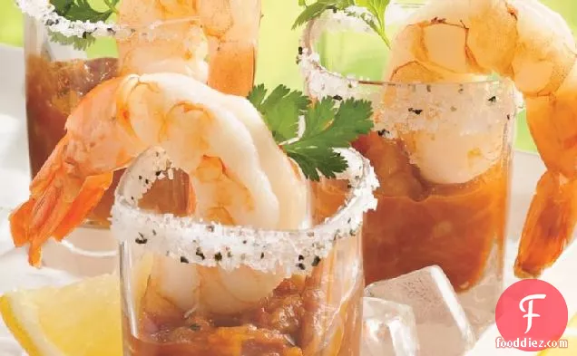 Margarita Shot-Glass Shrimp
