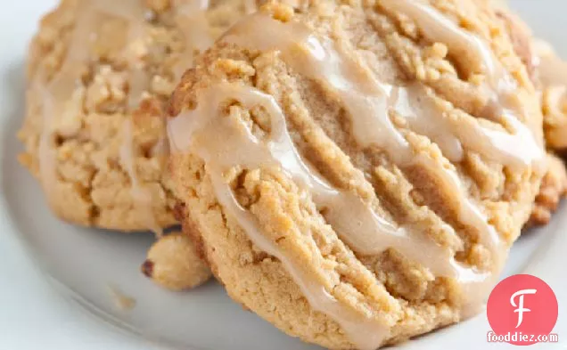 Maple-Glazed Peanut Cookies