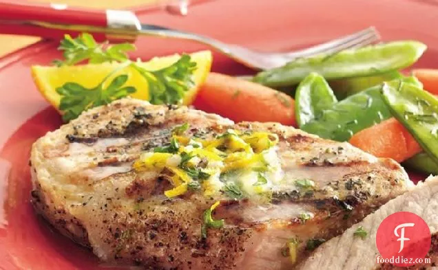 Grilled Orange-Parsley Pork Chops