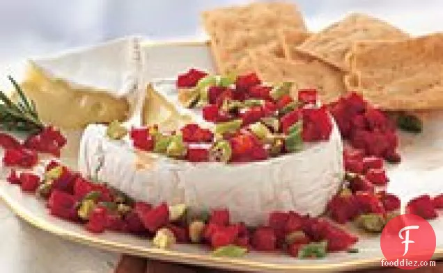 Camembert with Balsamic Bell Peppers