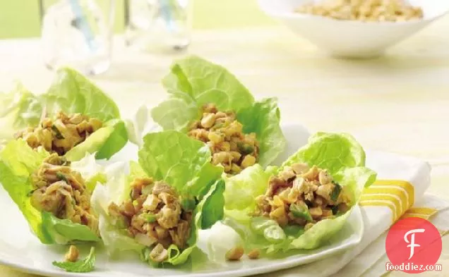 Asian Chicken Salad Lettuce Cups