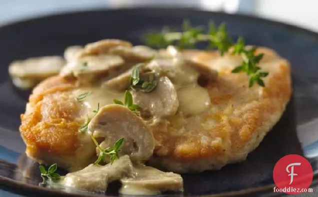 Dijon Chicken Smothered in Mushrooms