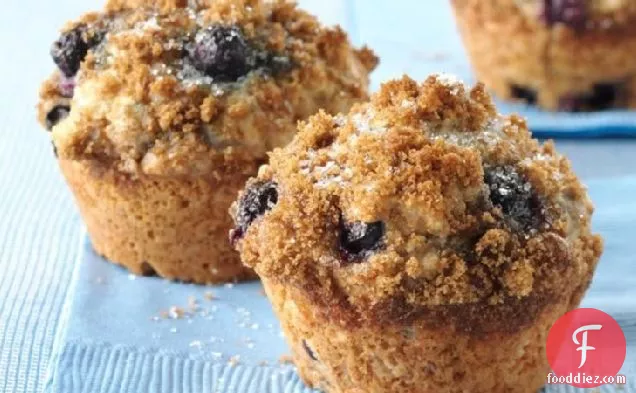 Whole Wheat-Blueberry Muffins