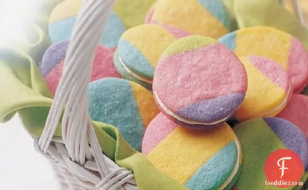 Rainbow Egg Cookies