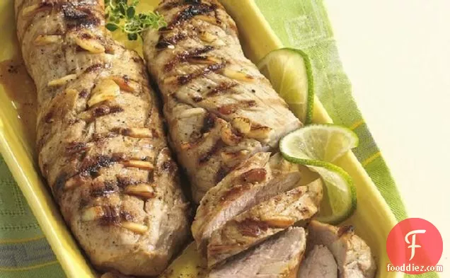 Grilled Pork Tenderloin with Garlic and Lime