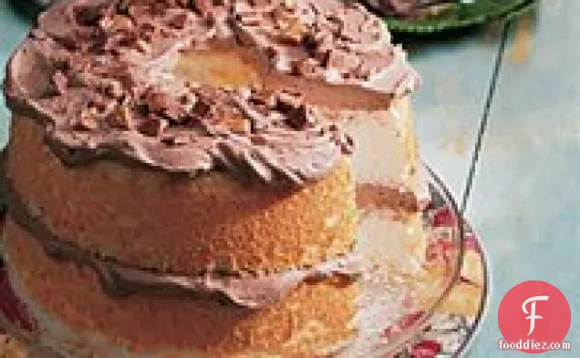 Low-Fat Candy Bar Angel Cake