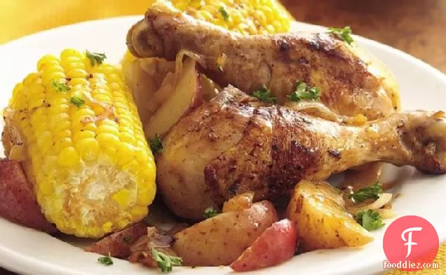 Home-Style Chicken and Corn