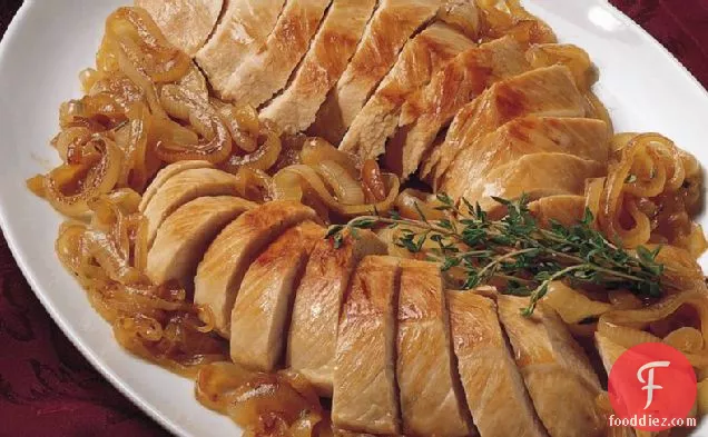 Turkey Tenderloins with Caramelized Onions