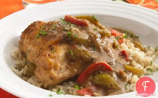 Smothered Chicken and Gravy (Makeover)