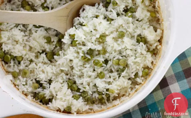 Baked Rice And Peas