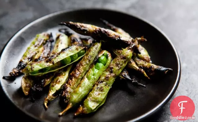 Grilled English Peas